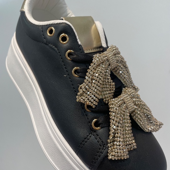 Women fashion platform with double bowls sneaker - Picture 3 of 7